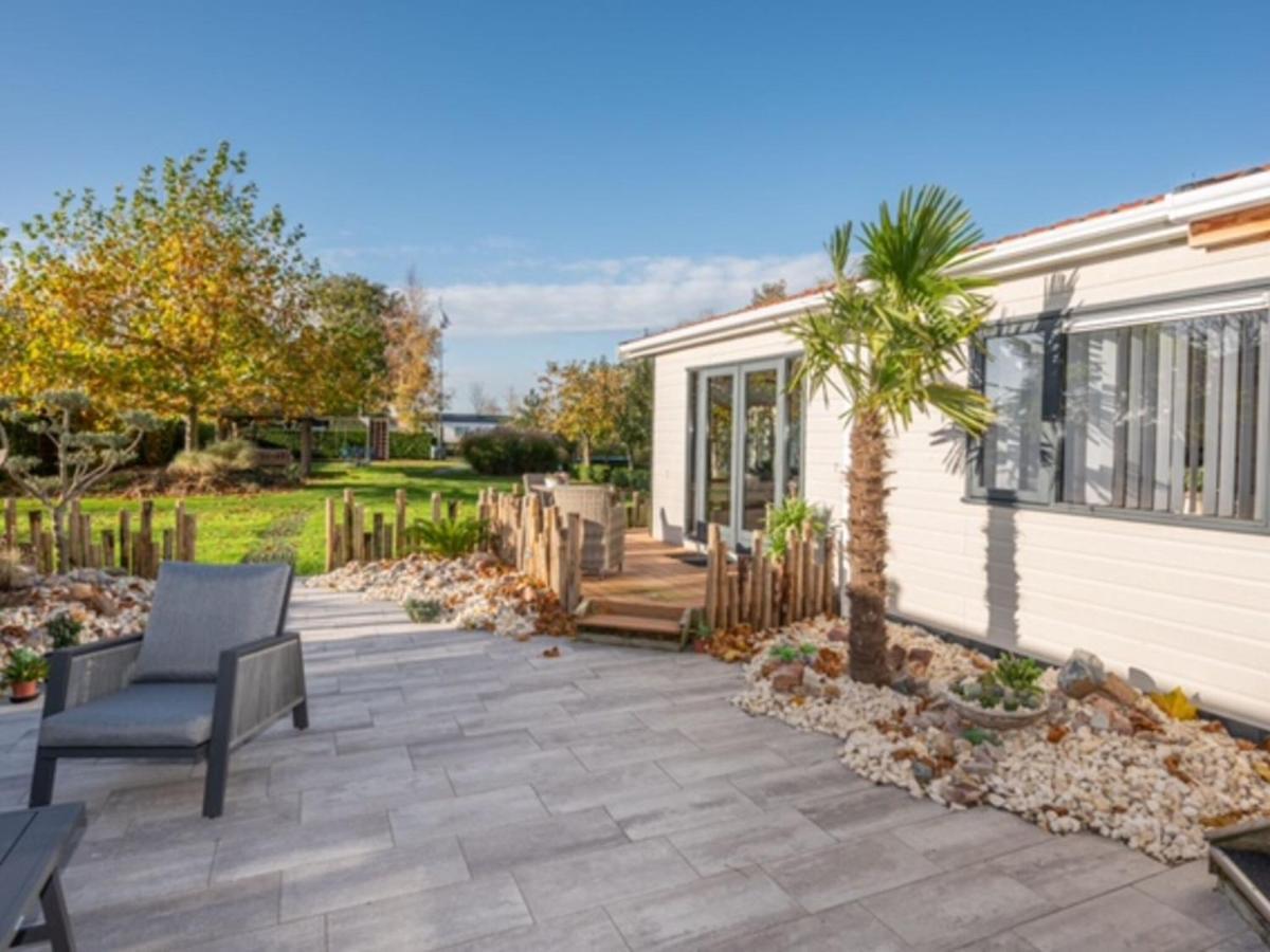 Chalet Sea Rocks With View And Garden Goedereede Exterior foto